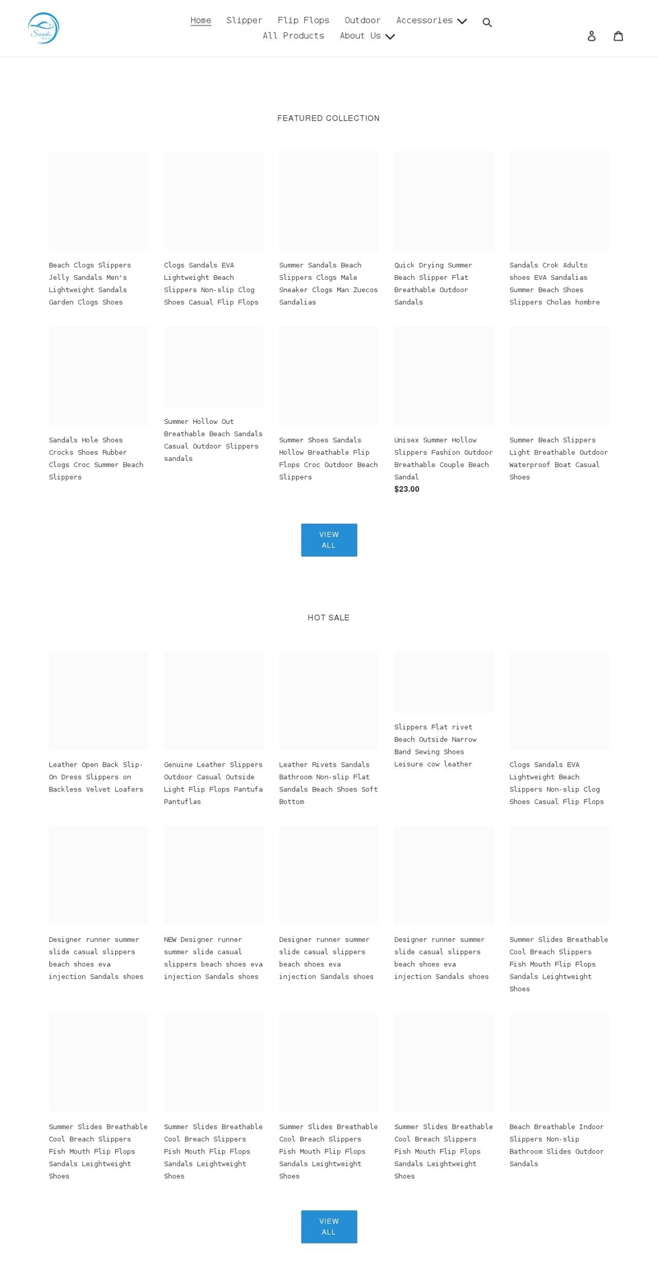 sandsmoment.com shopify website screenshot