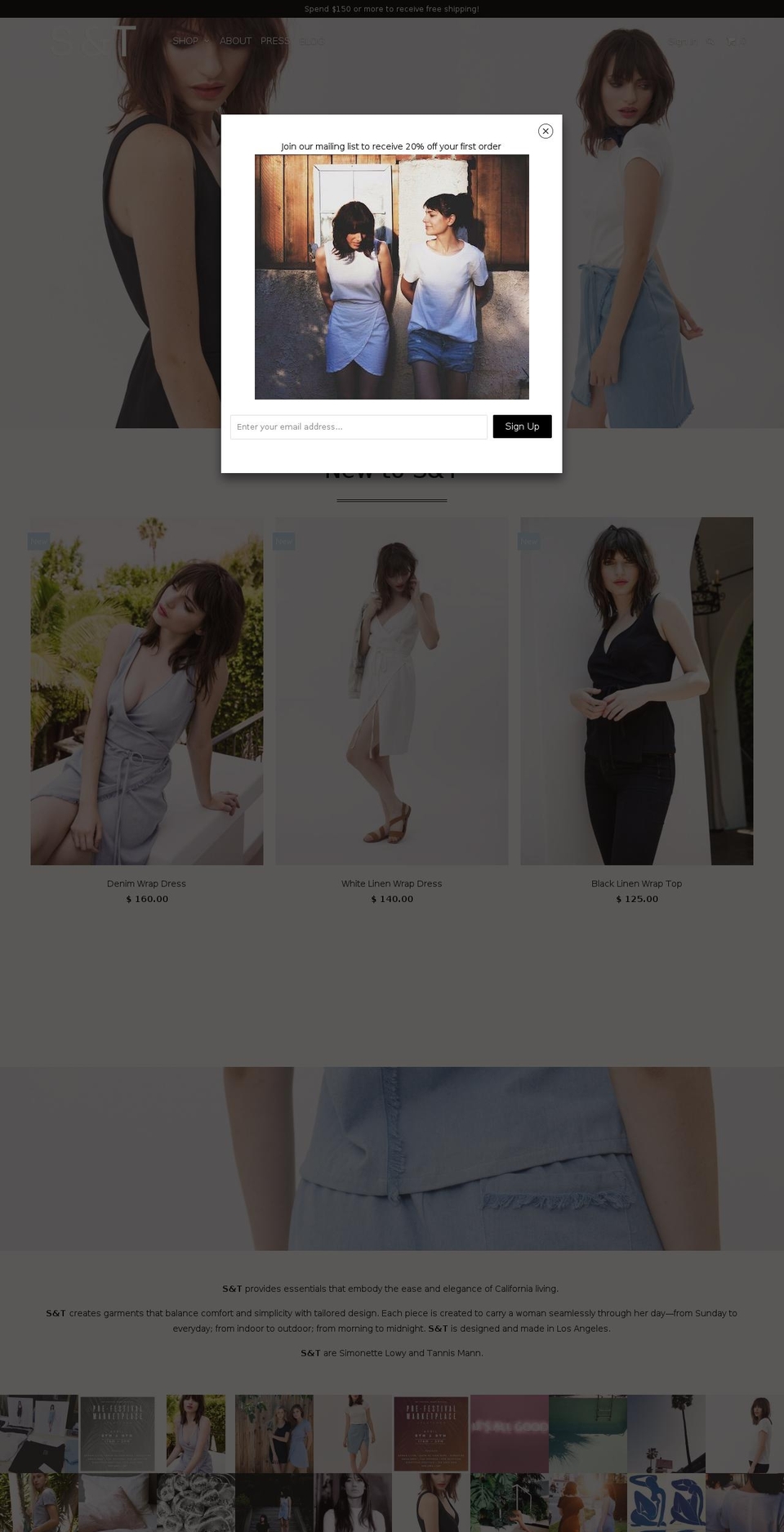 sandtla.com shopify website screenshot