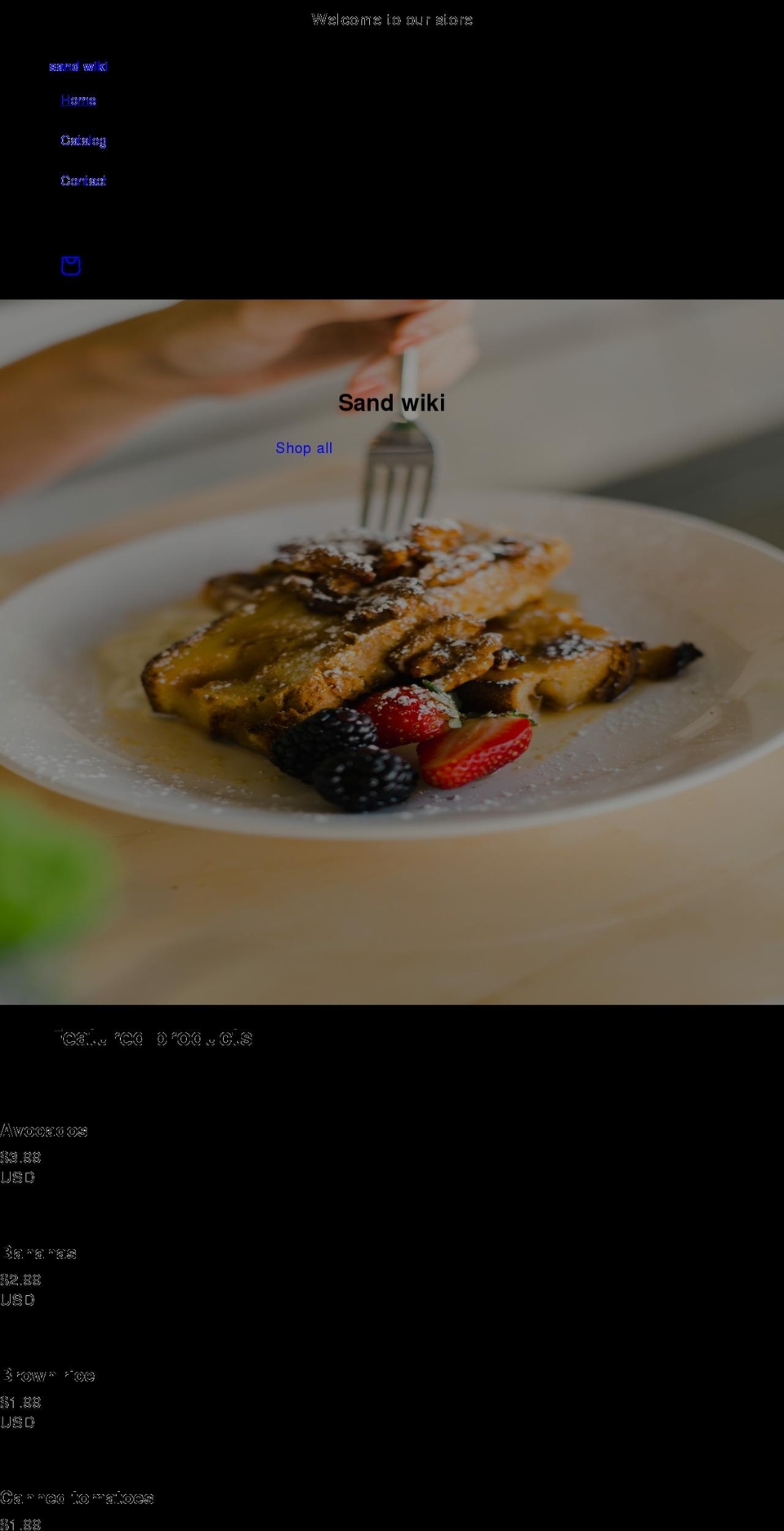 sandwiki.com shopify website screenshot