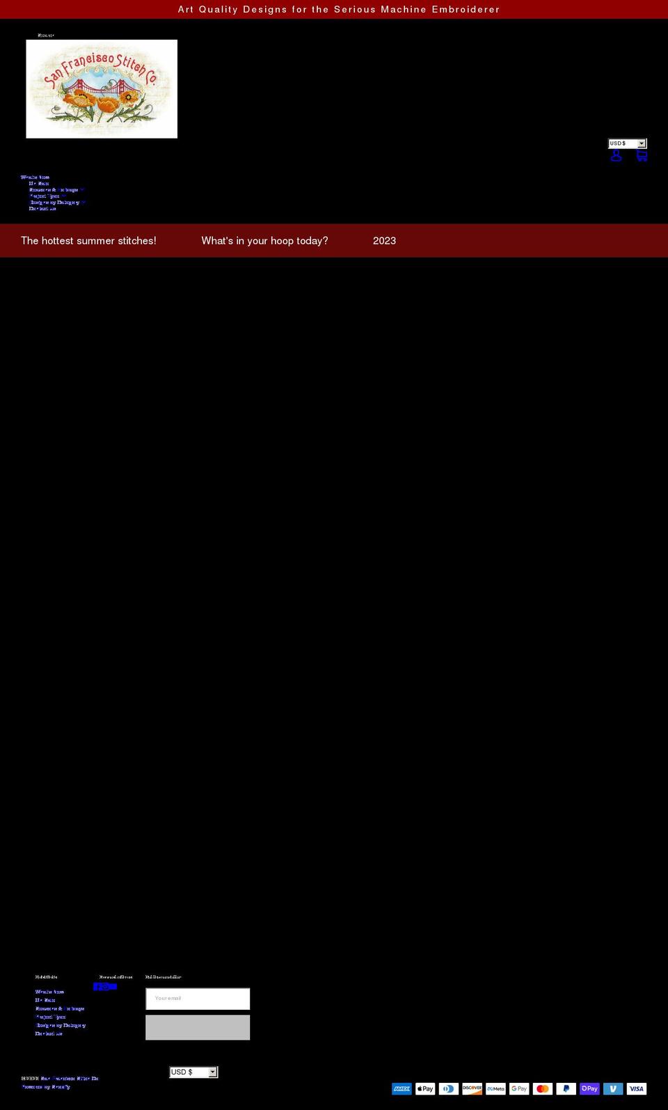 sanfranstitchco.com shopify website screenshot