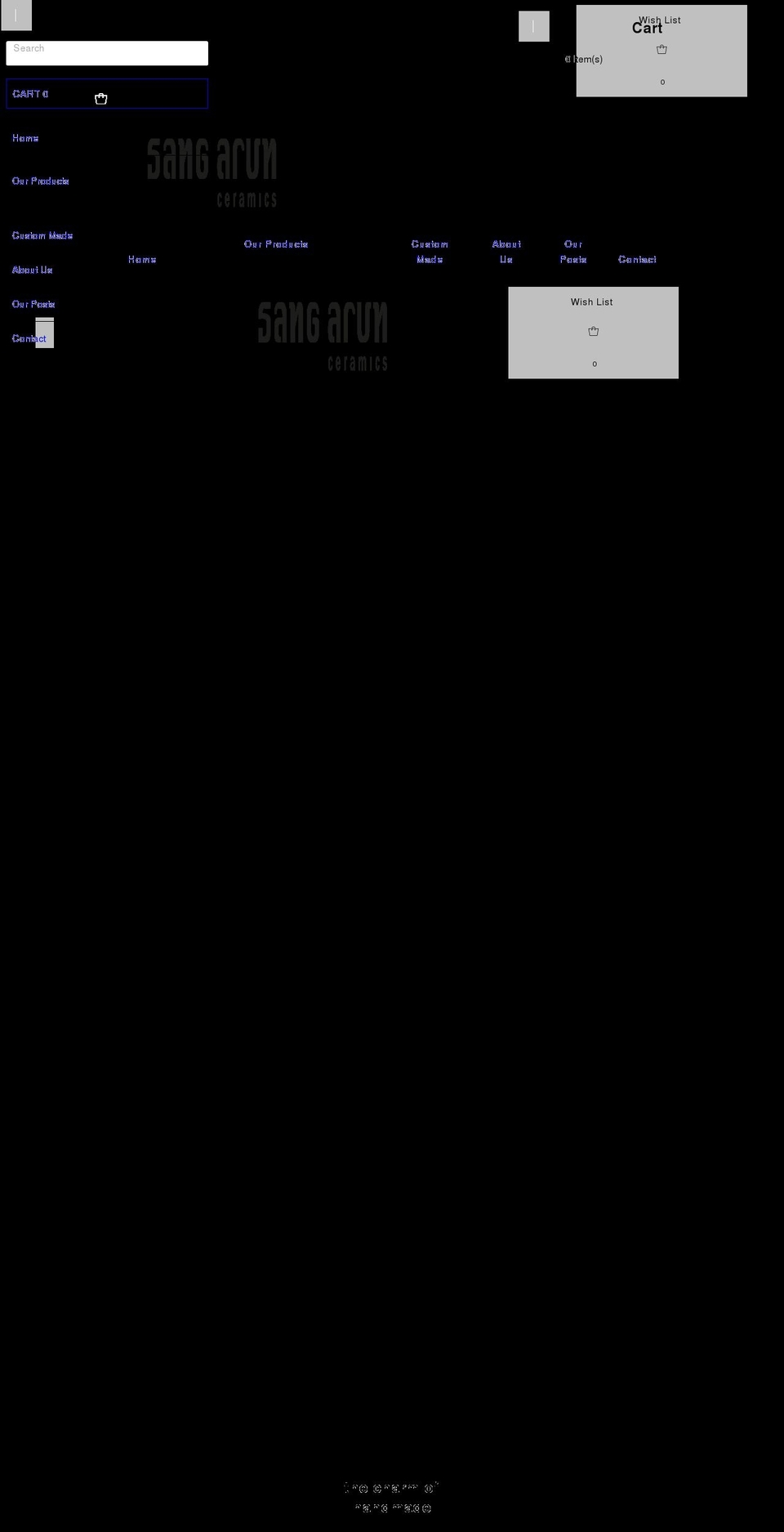 sang-arun.com — Shopify storefront screenshot