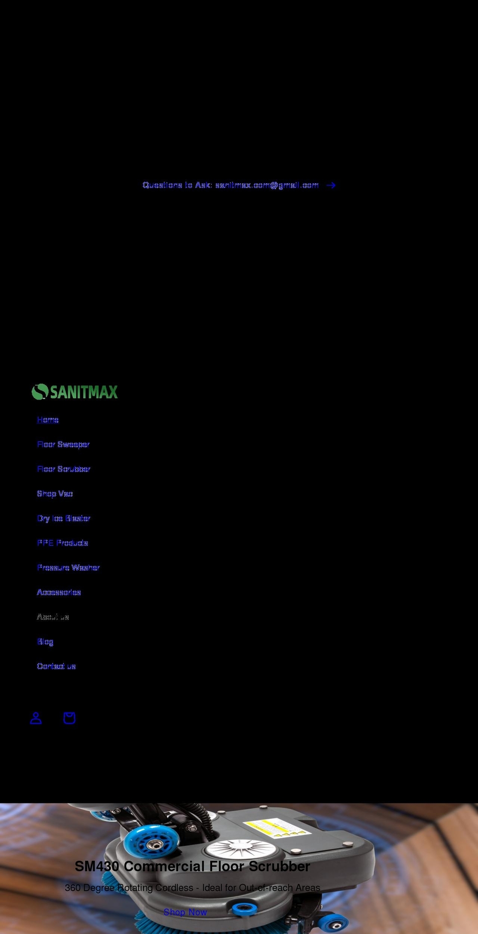 sanitmax.com shopify website screenshot