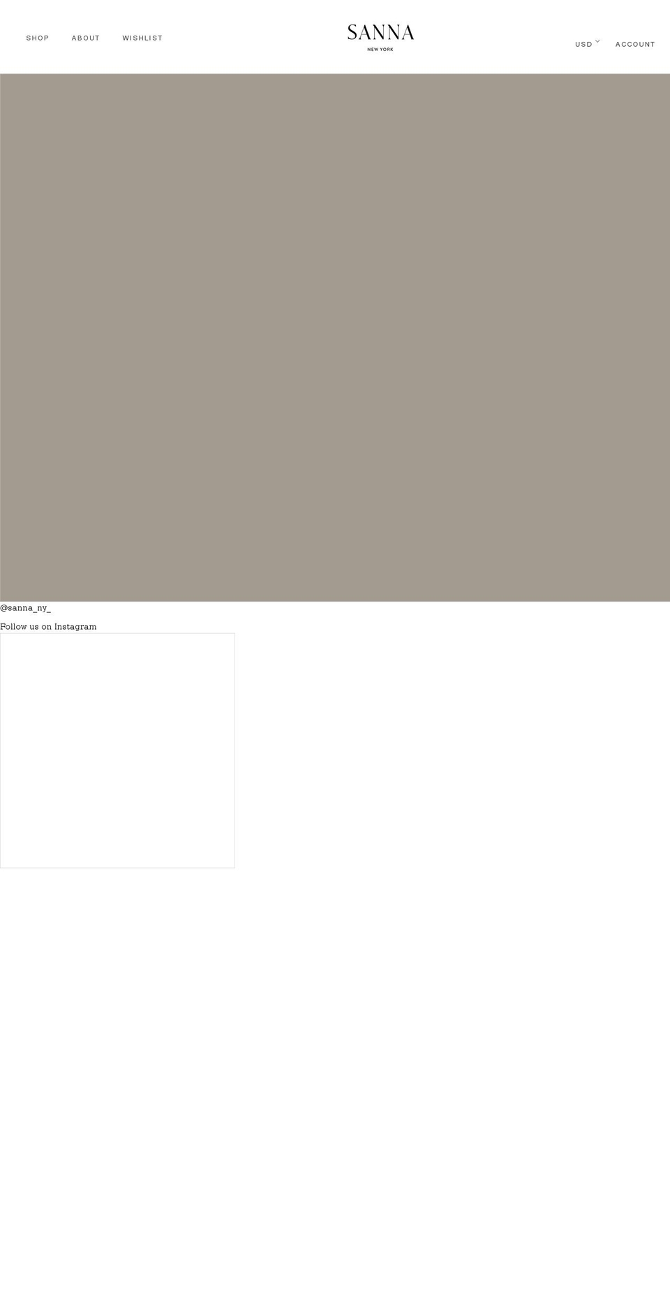 sannany.com shopify website screenshot