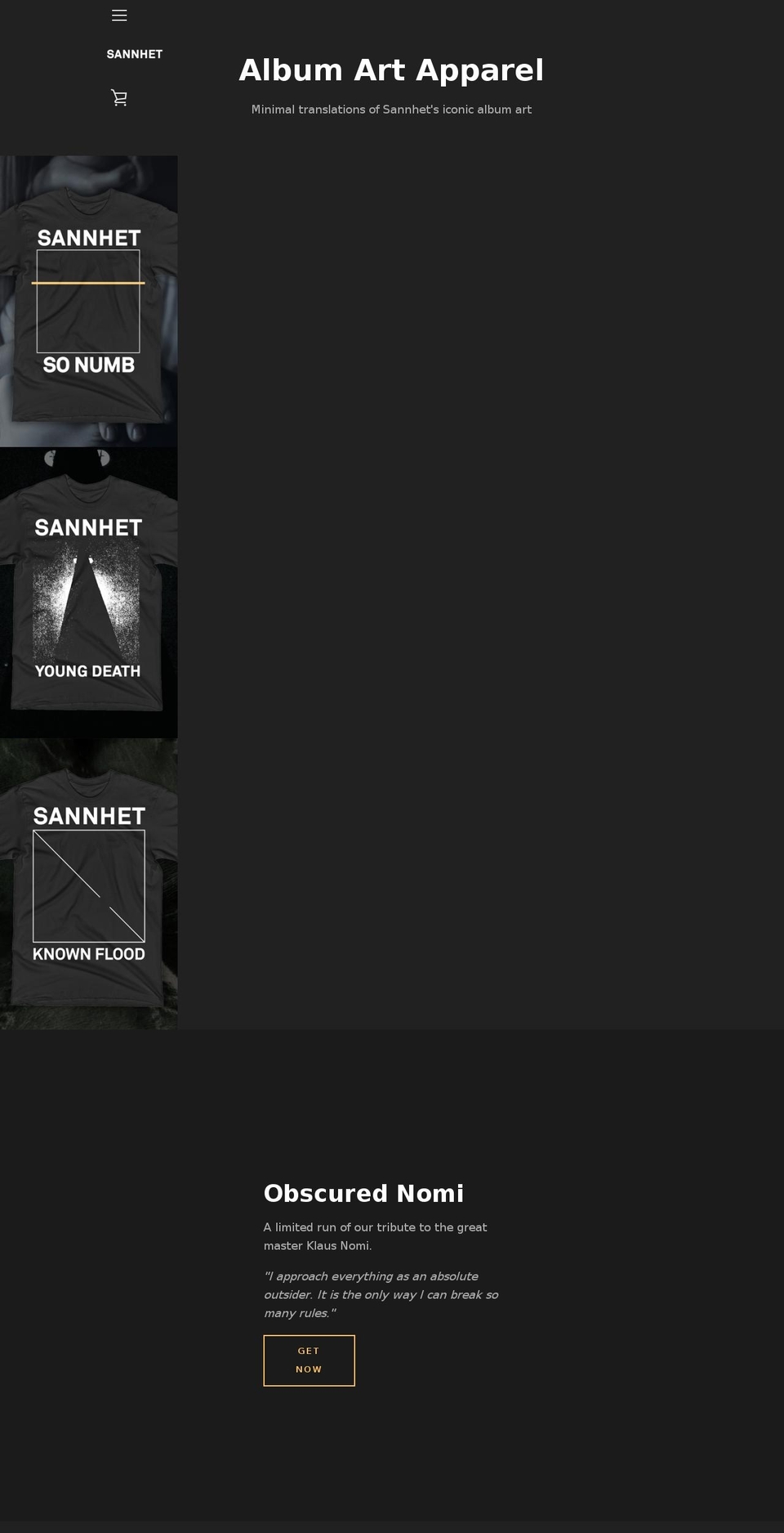 sannhetbk.com — Shopify storefront screenshot