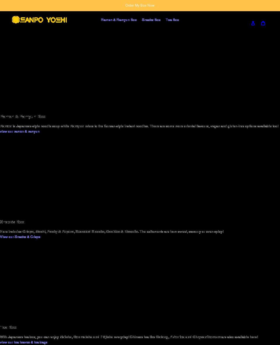 sanpoyoshi.co.uk shopify website screenshot
