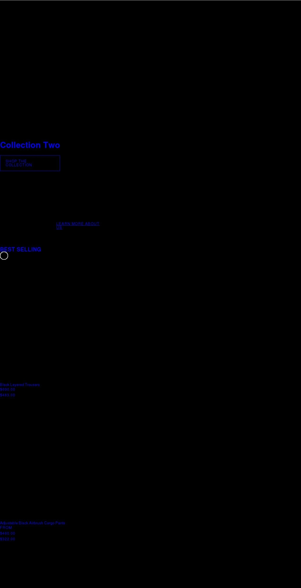 sansgene.com shopify website screenshot