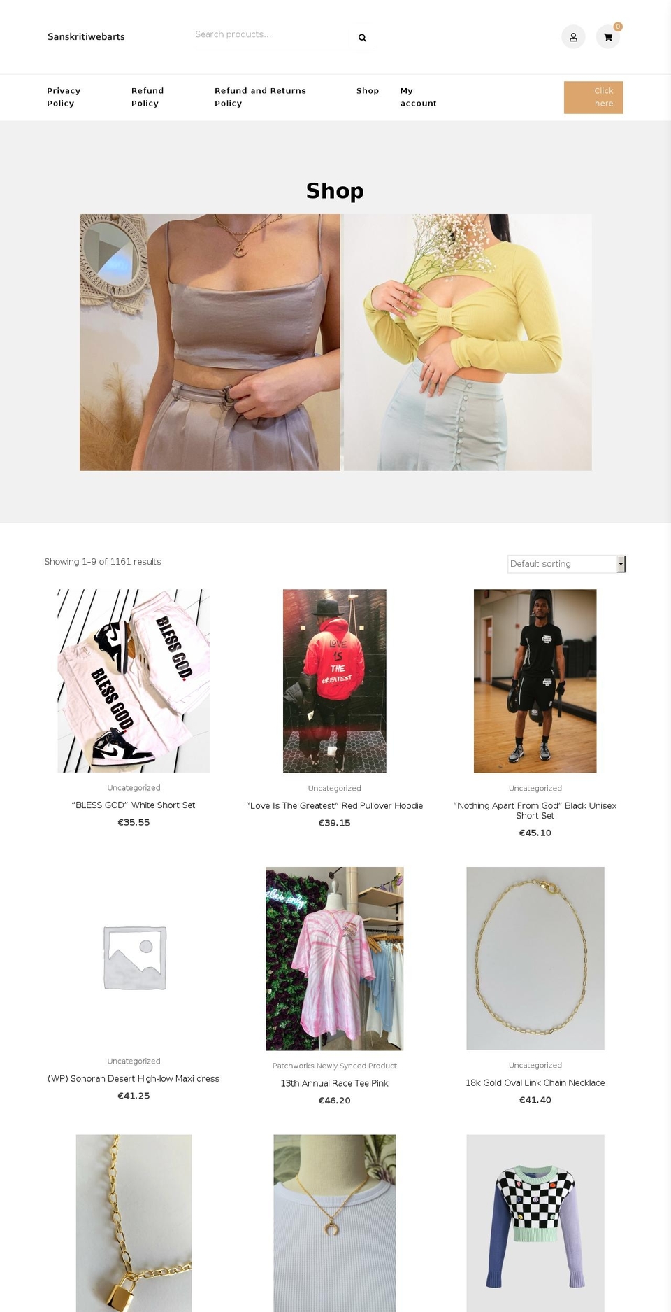 sanskritiwebarts.com shopify website screenshot