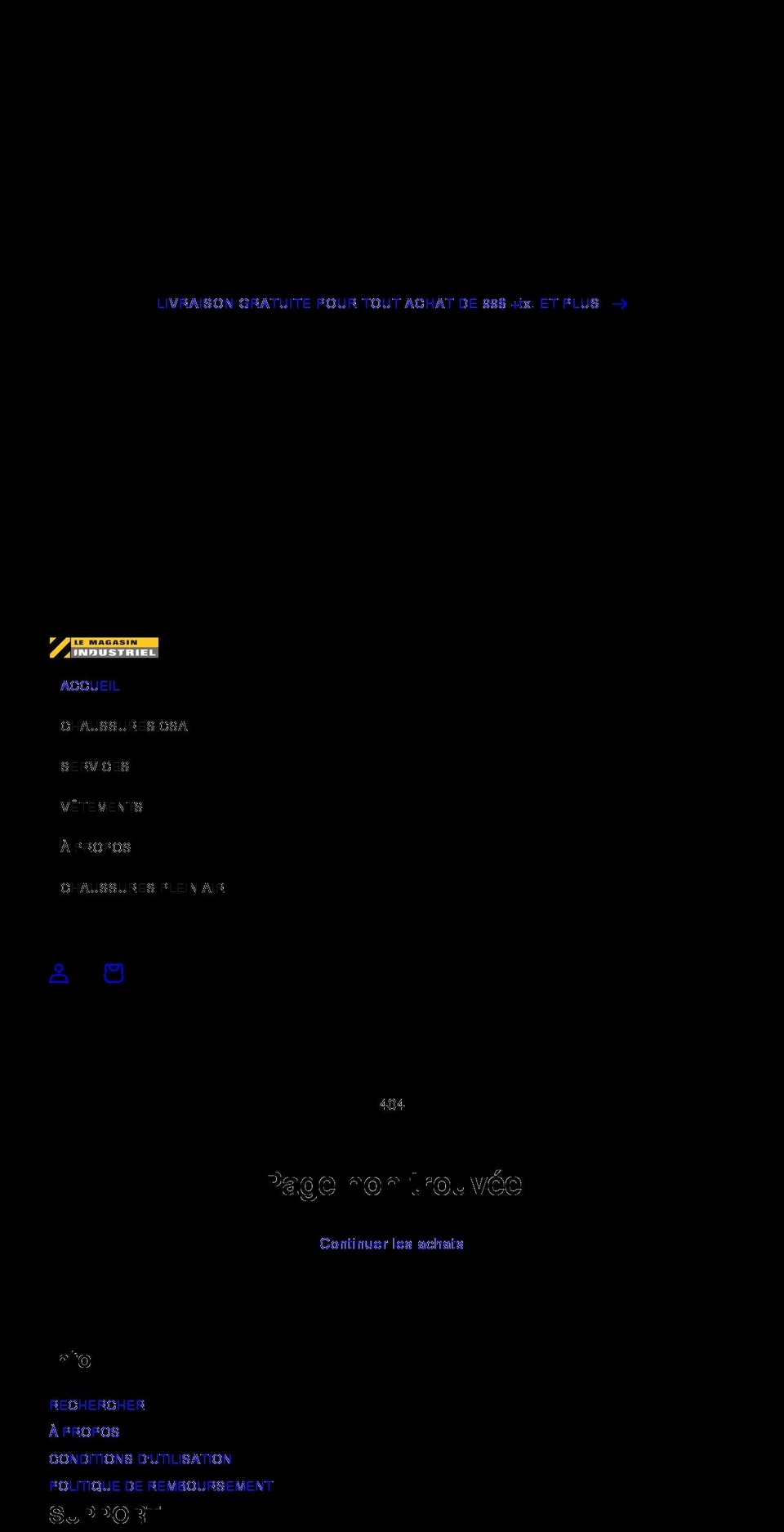 sansmetal.com — Shopify storefront screenshot