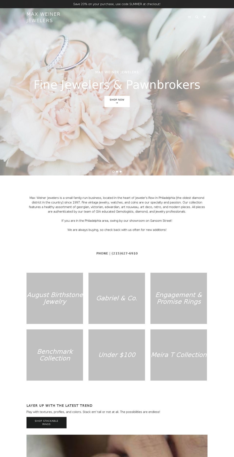 sansompawn.com — Shopify storefront screenshot
