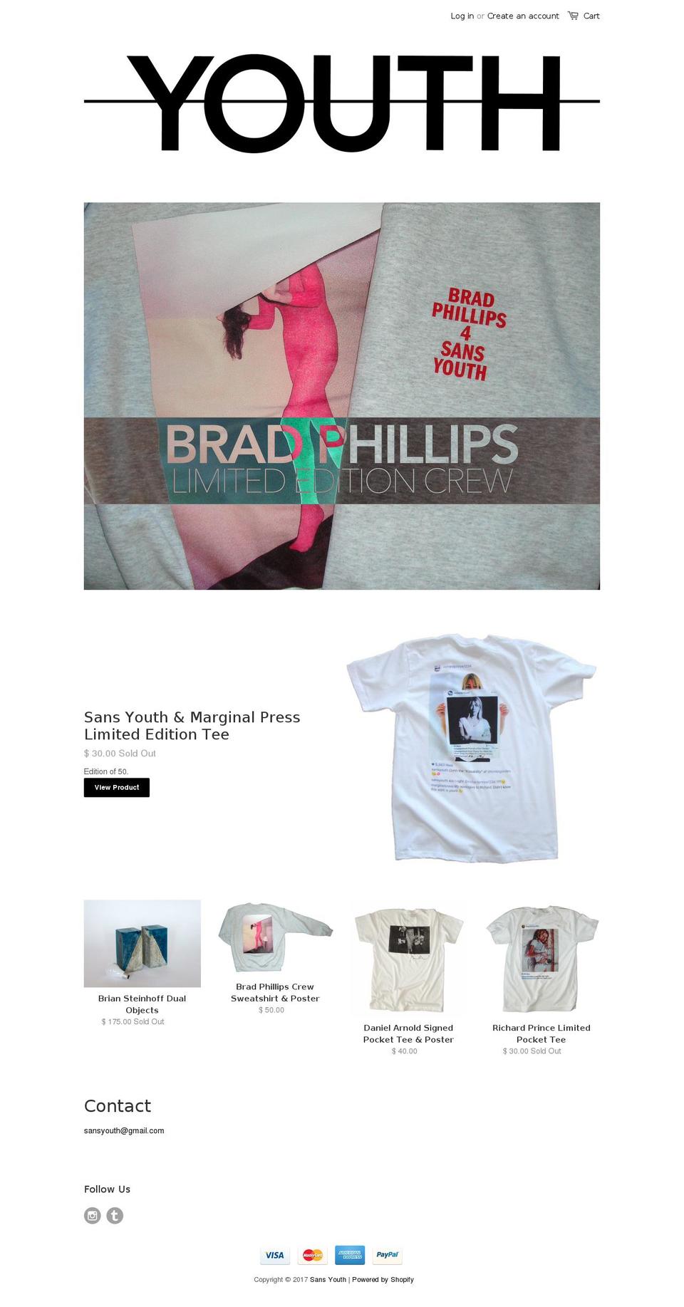 sansyouth.com shopify website screenshot