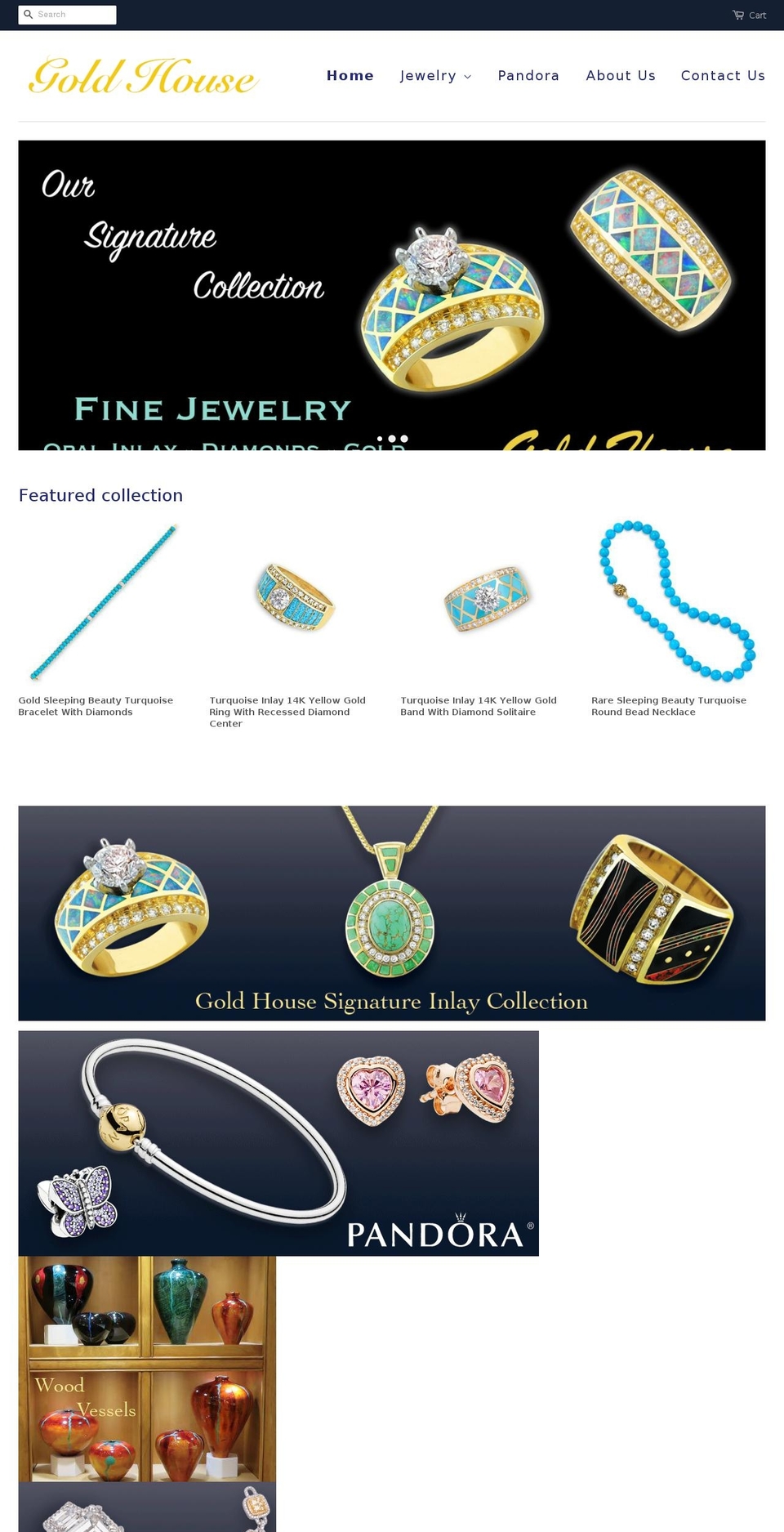 santafegoldhouse.com shopify website screenshot