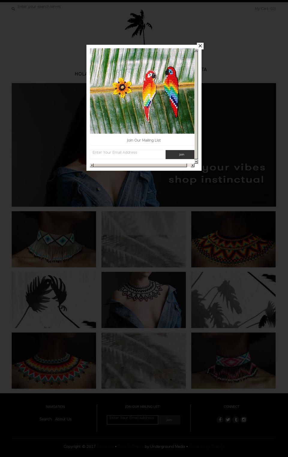 santaisla.com shopify website screenshot