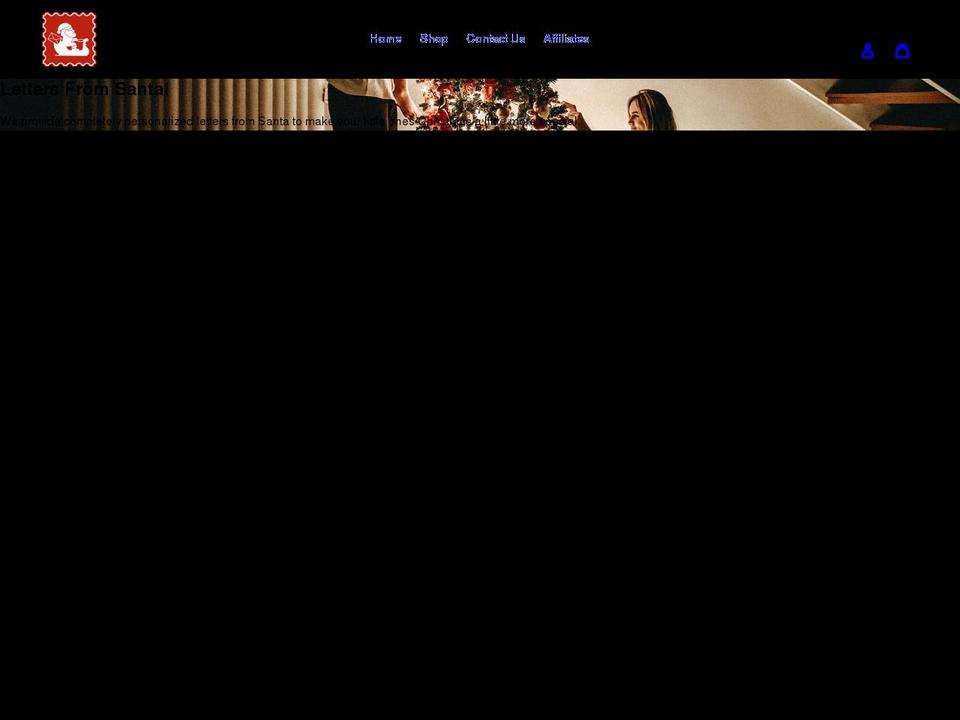 santapostalservice.com shopify website screenshot