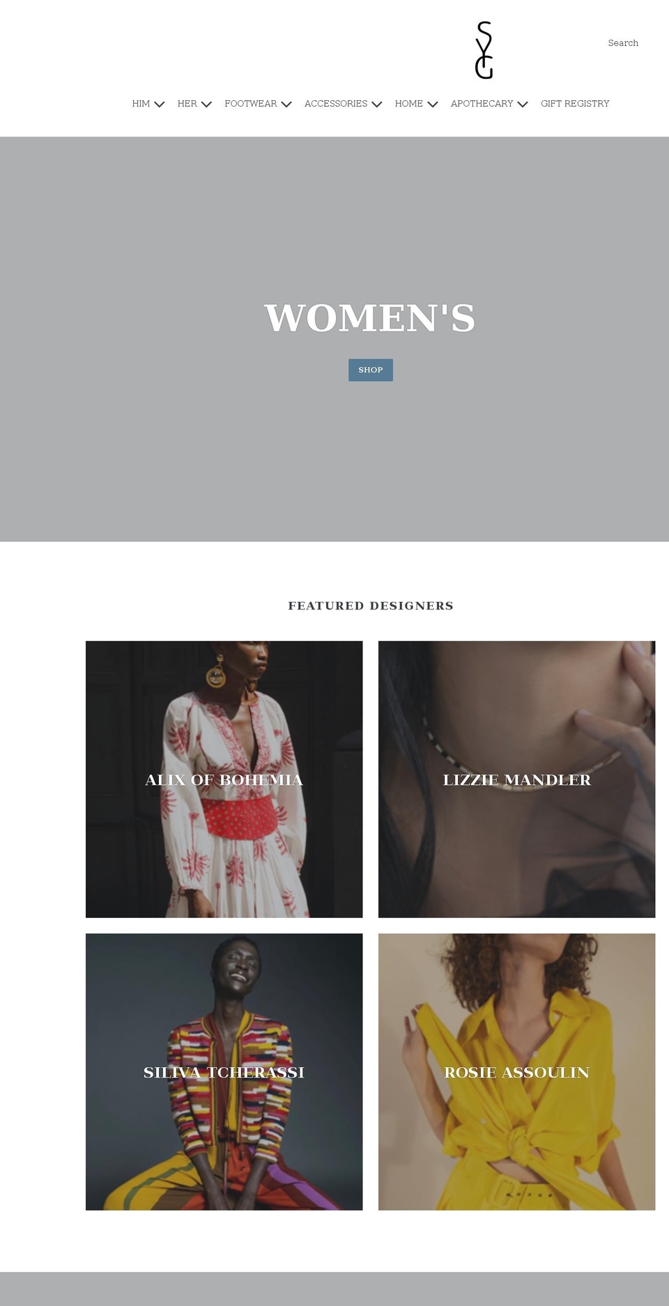 santaynezgeneral.com shopify website screenshot
