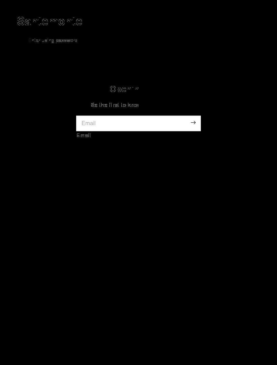 santemonte.com shopify website screenshot