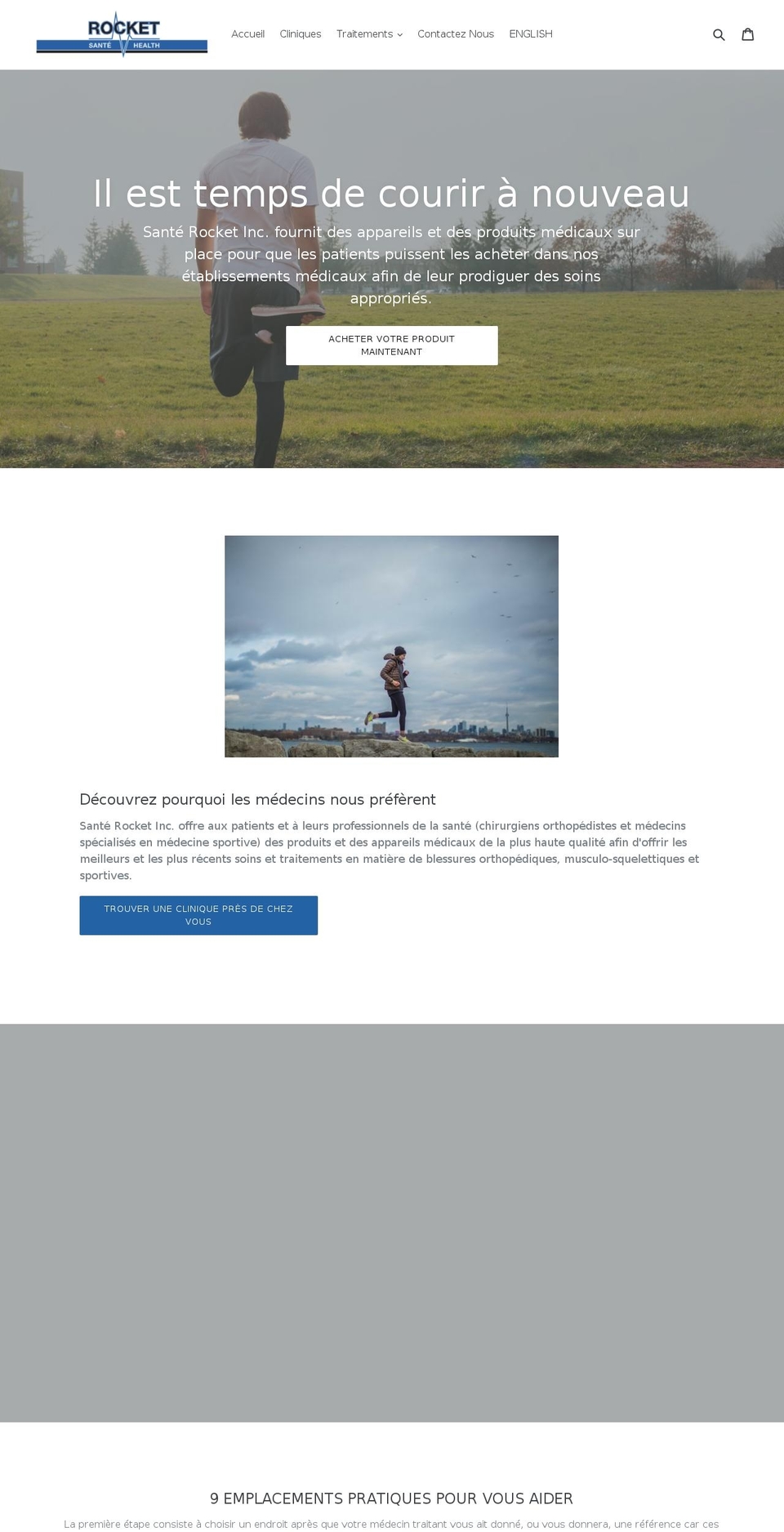 santerocket.com — Shopify storefront screenshot