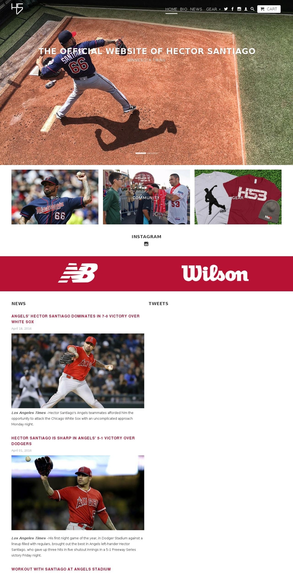 santiago66.com shopify website screenshot