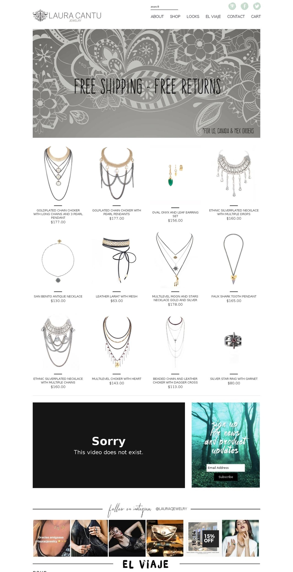 santosaint.com shopify website screenshot