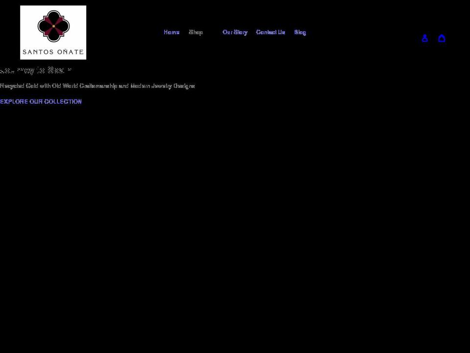 santosonate.com shopify website screenshot