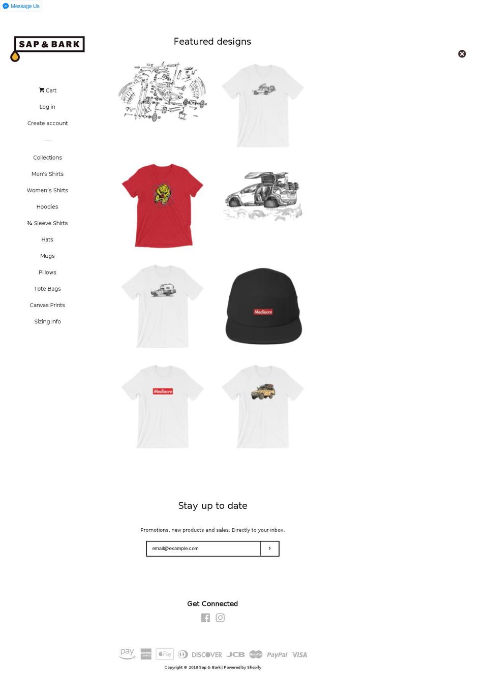 sapandbark.com shopify website screenshot