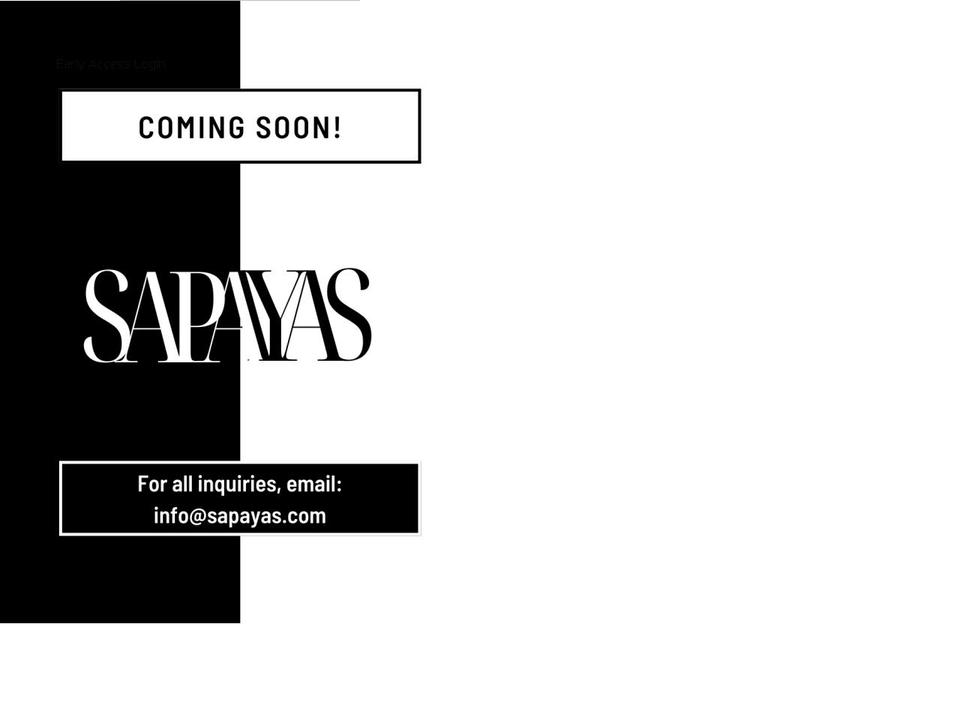 sapayas.com shopify website screenshot