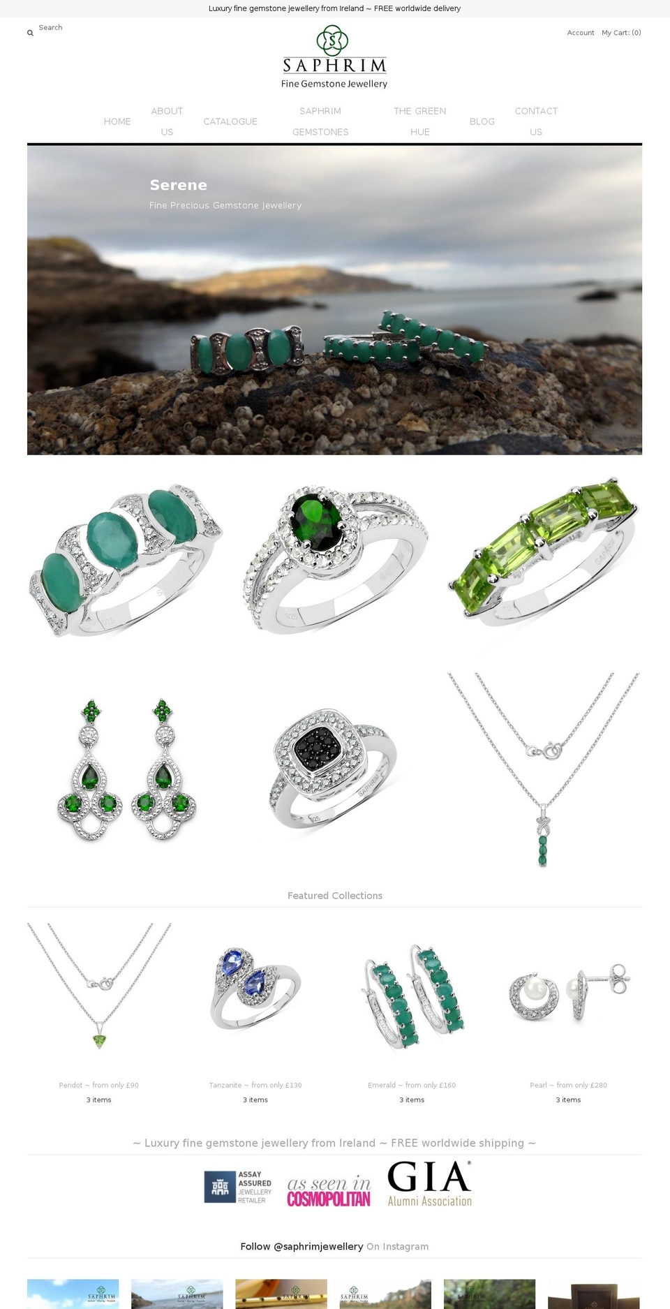 saphrim.com shopify website screenshot