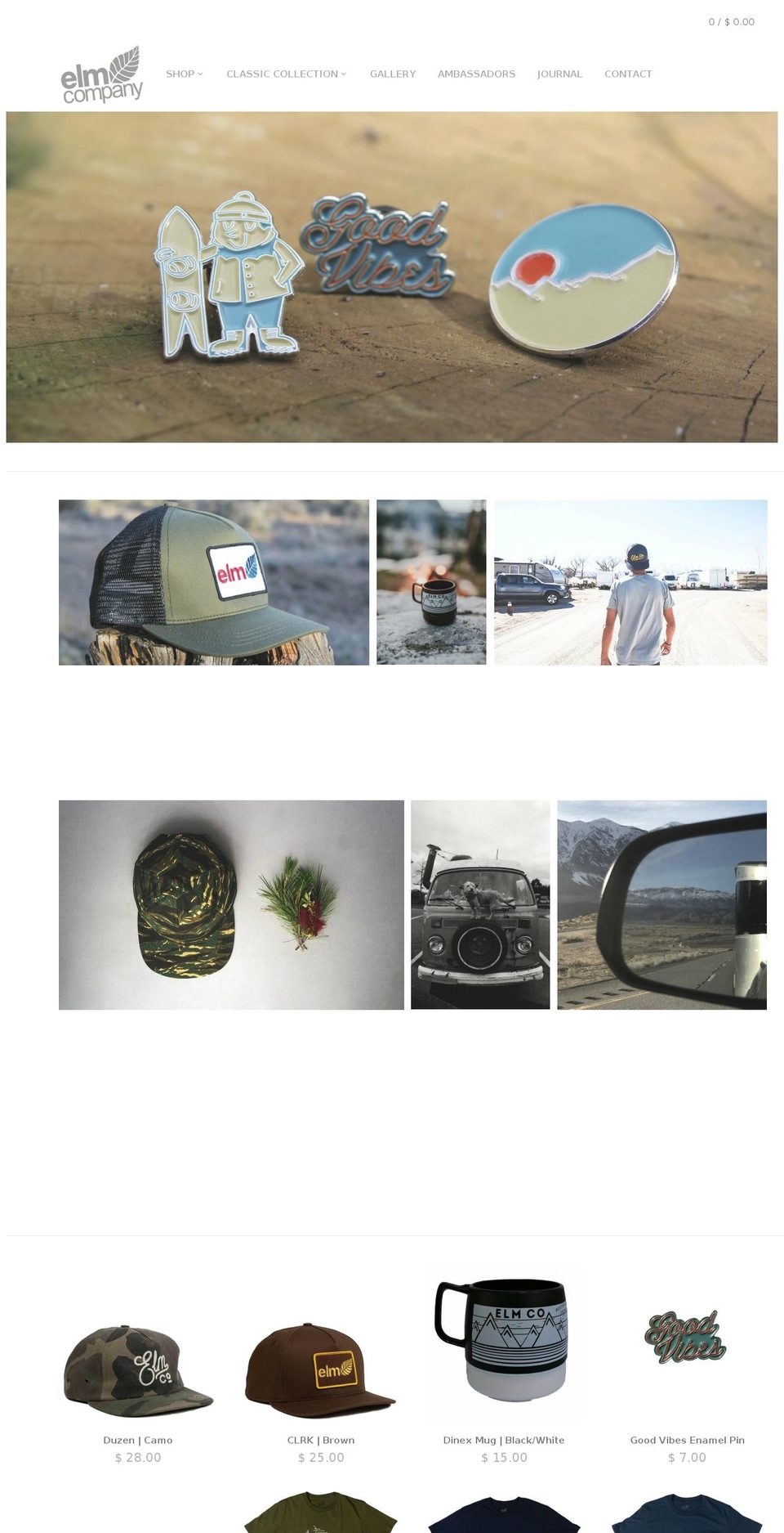 Elm Company (Kiln) Shopify theme site example saplingsbyelm.com