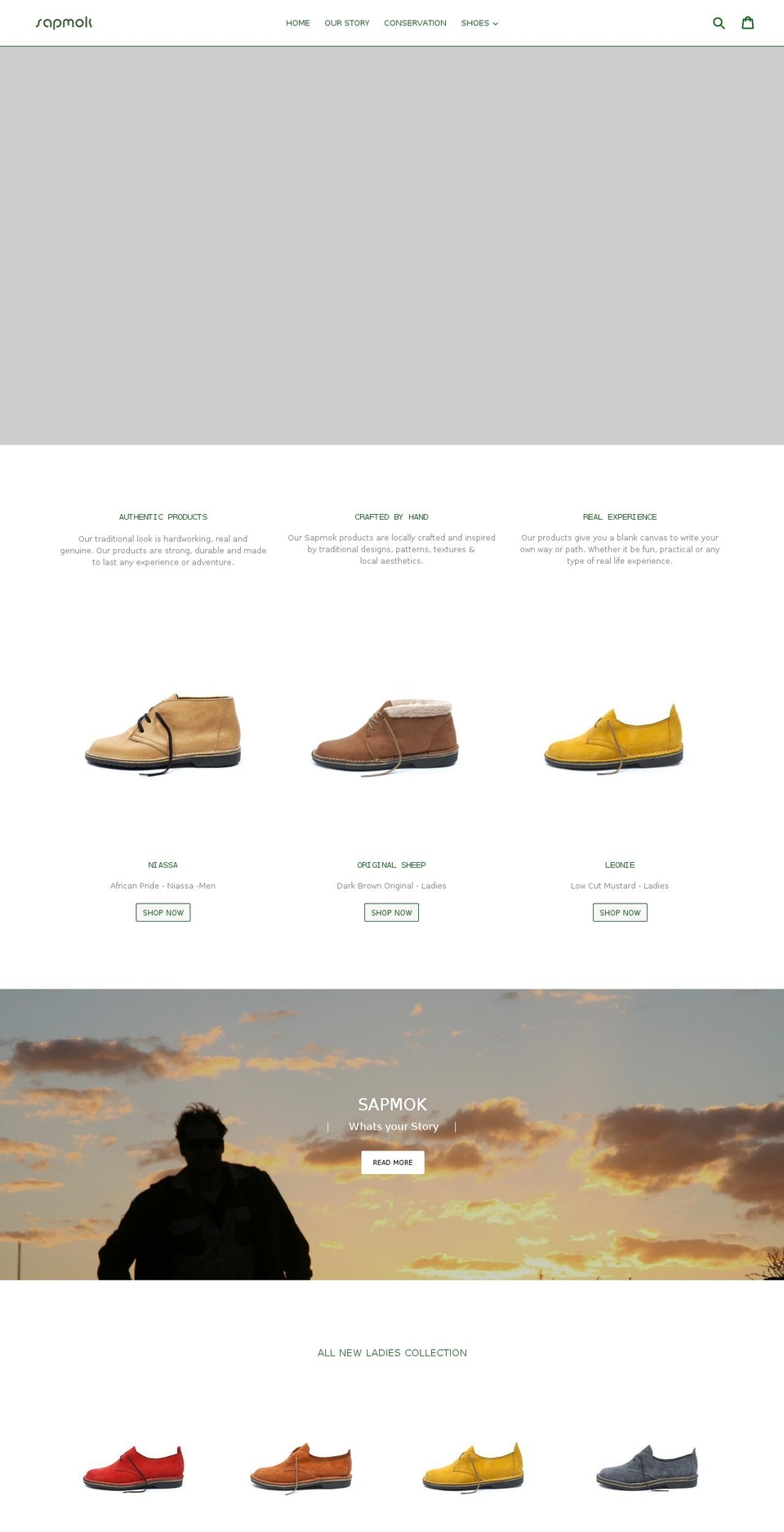 sapmok.com shopify website screenshot