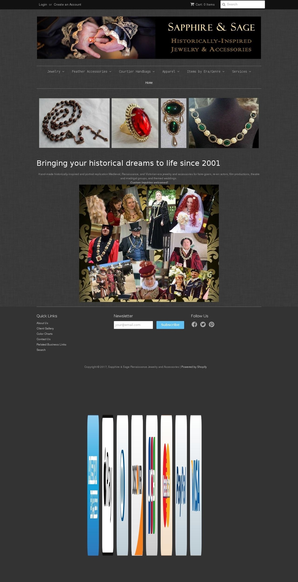 sapphireandsage.com shopify website screenshot