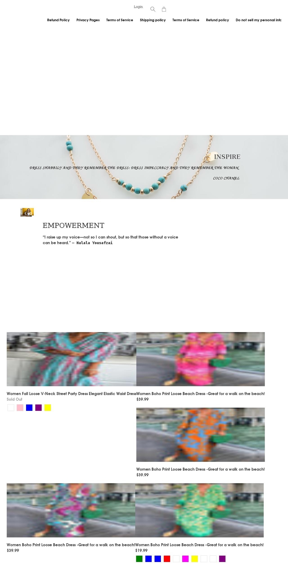 sapsali.store shopify website screenshot