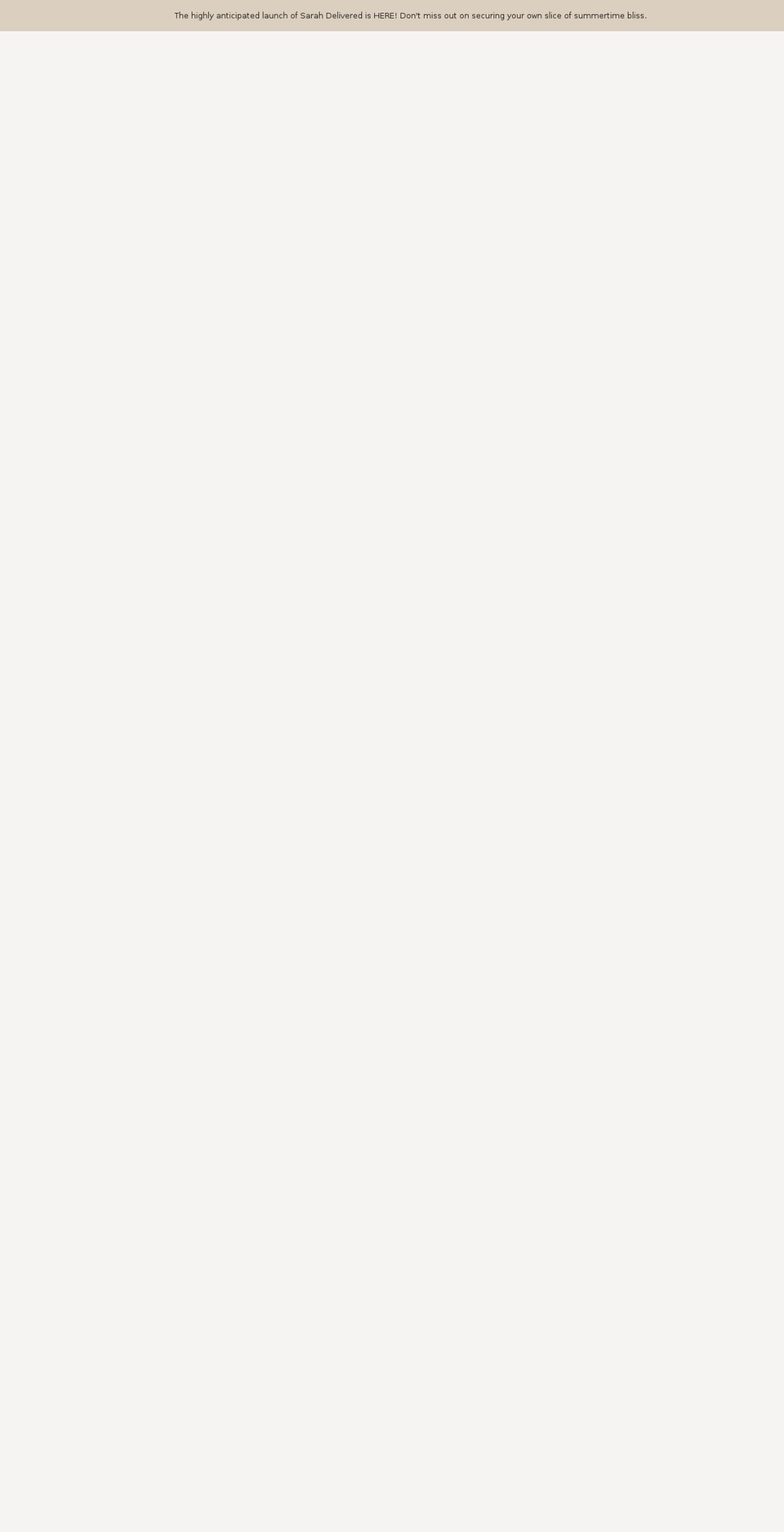 sarahbaeumler.com shopify website screenshot