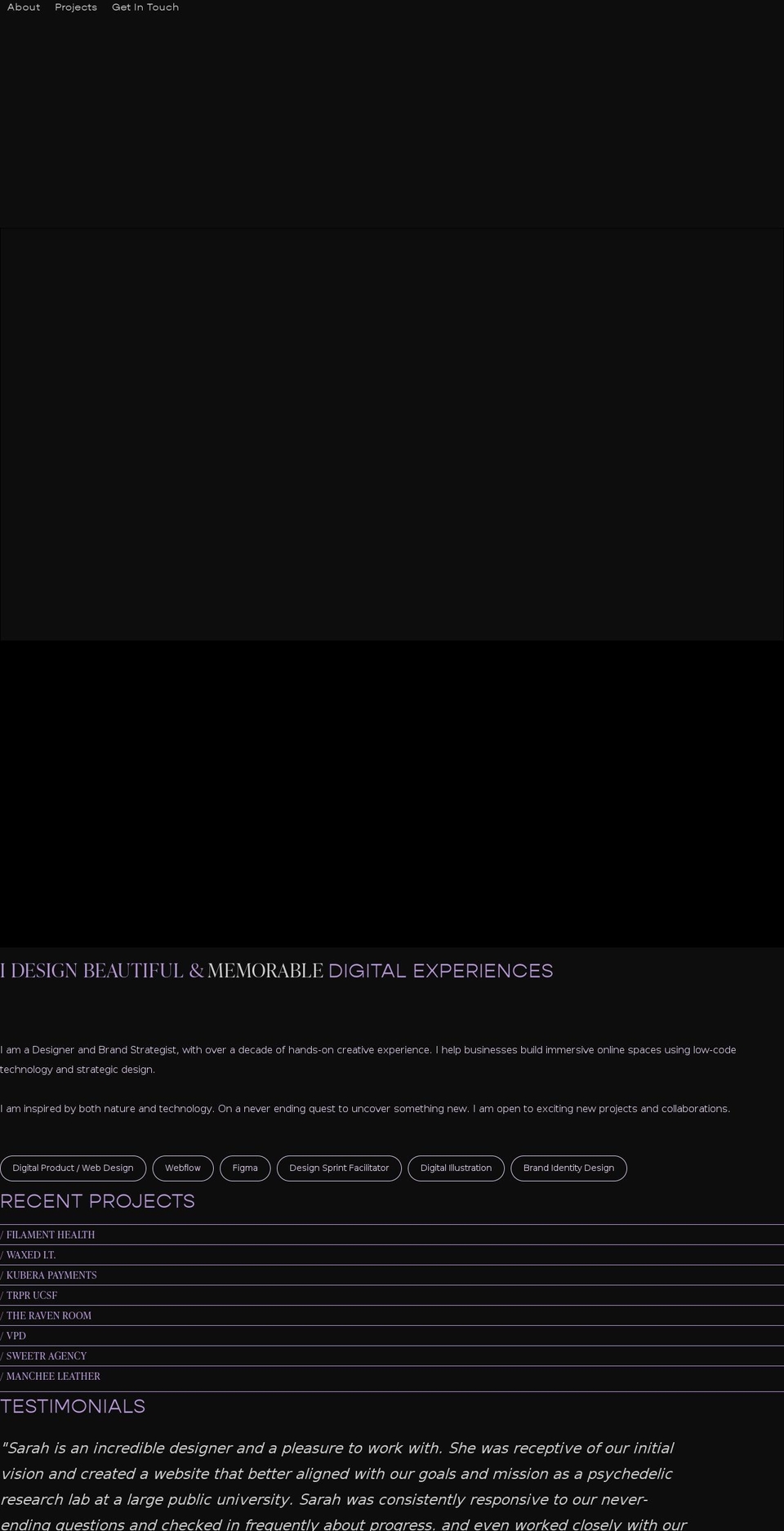 sarahgo1d.com — Shopify storefront screenshot
