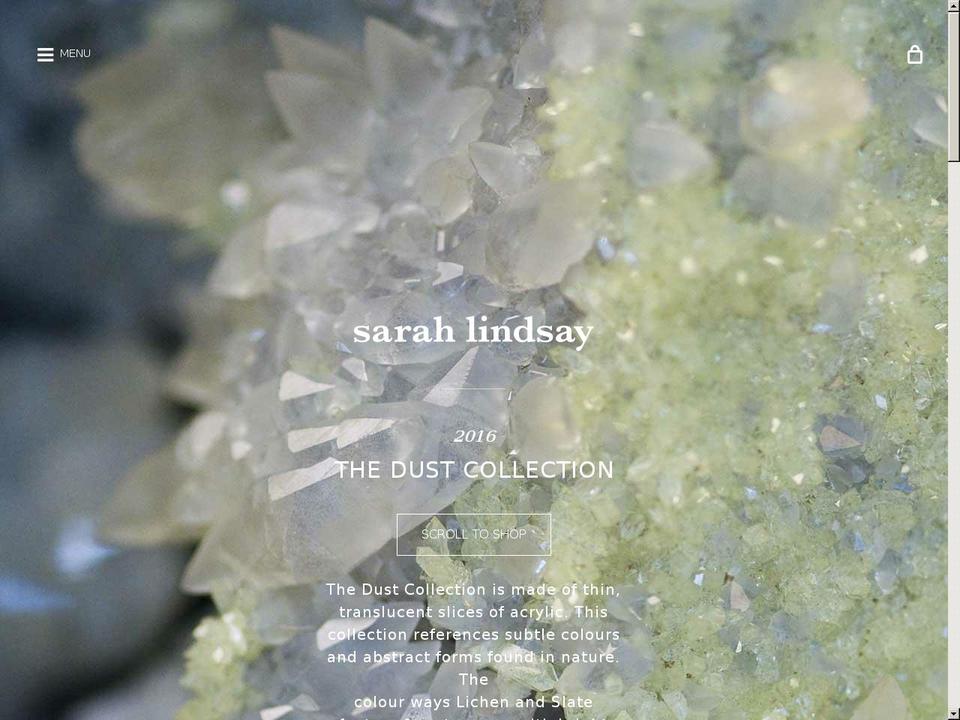 sarah-lindsay Shopify theme site example sarahlindsay.info