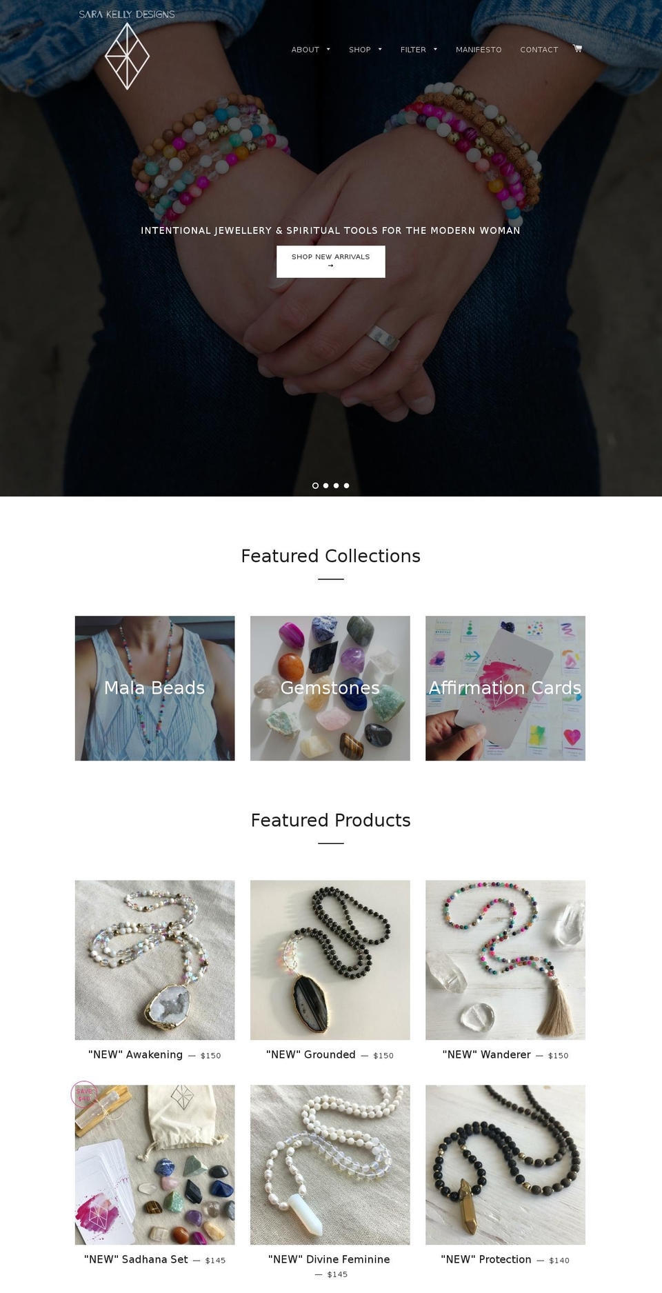 sarakellydesigns.com shopify website screenshot