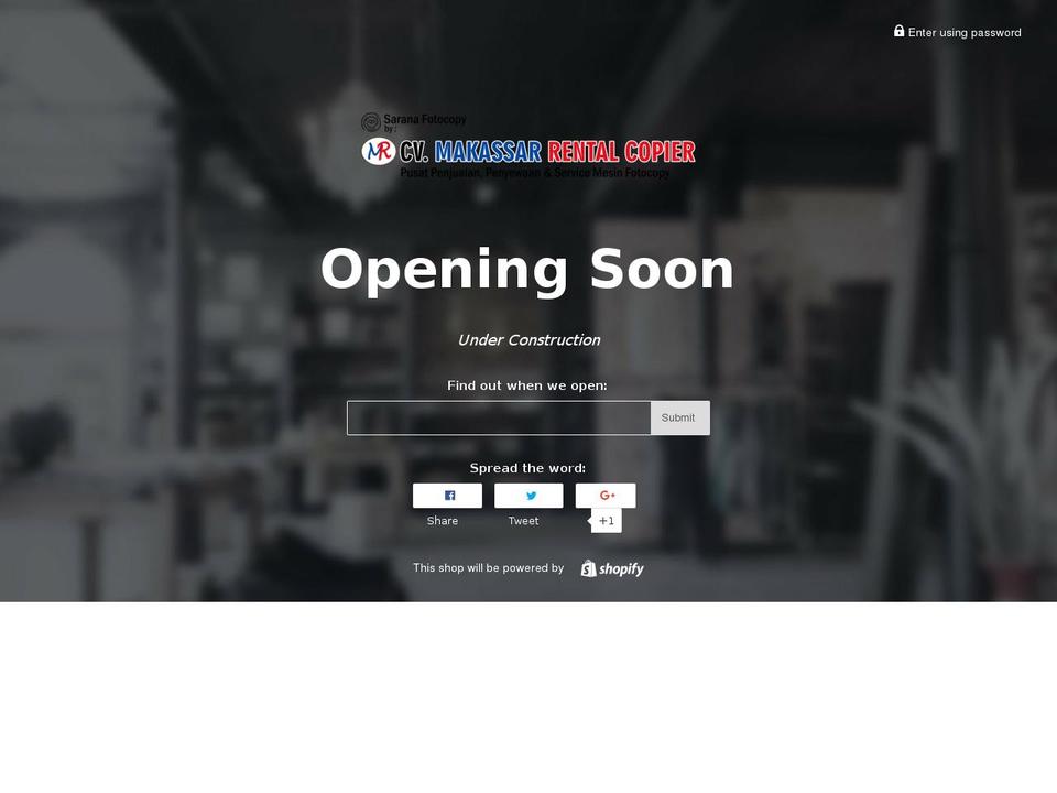 saranafotocopy.com shopify website screenshot