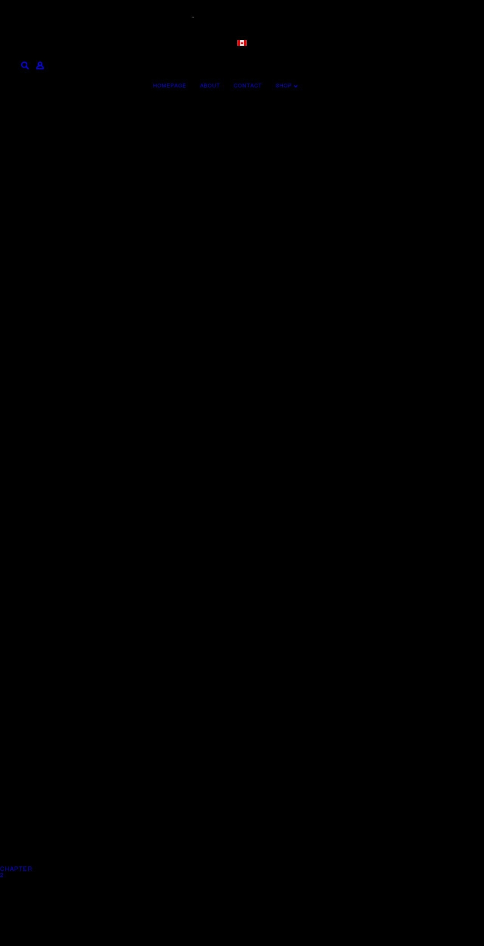 sararmstrong.com shopify website screenshot