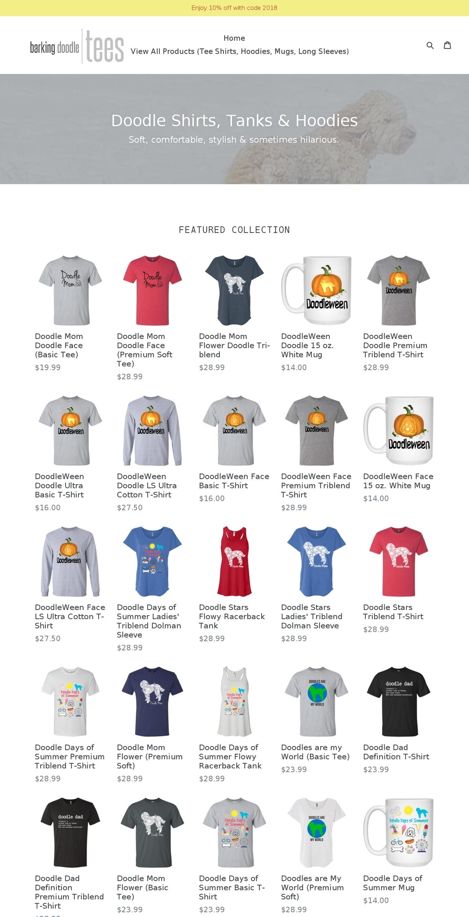 sarcasticcrab.com — Shopify storefront screenshot