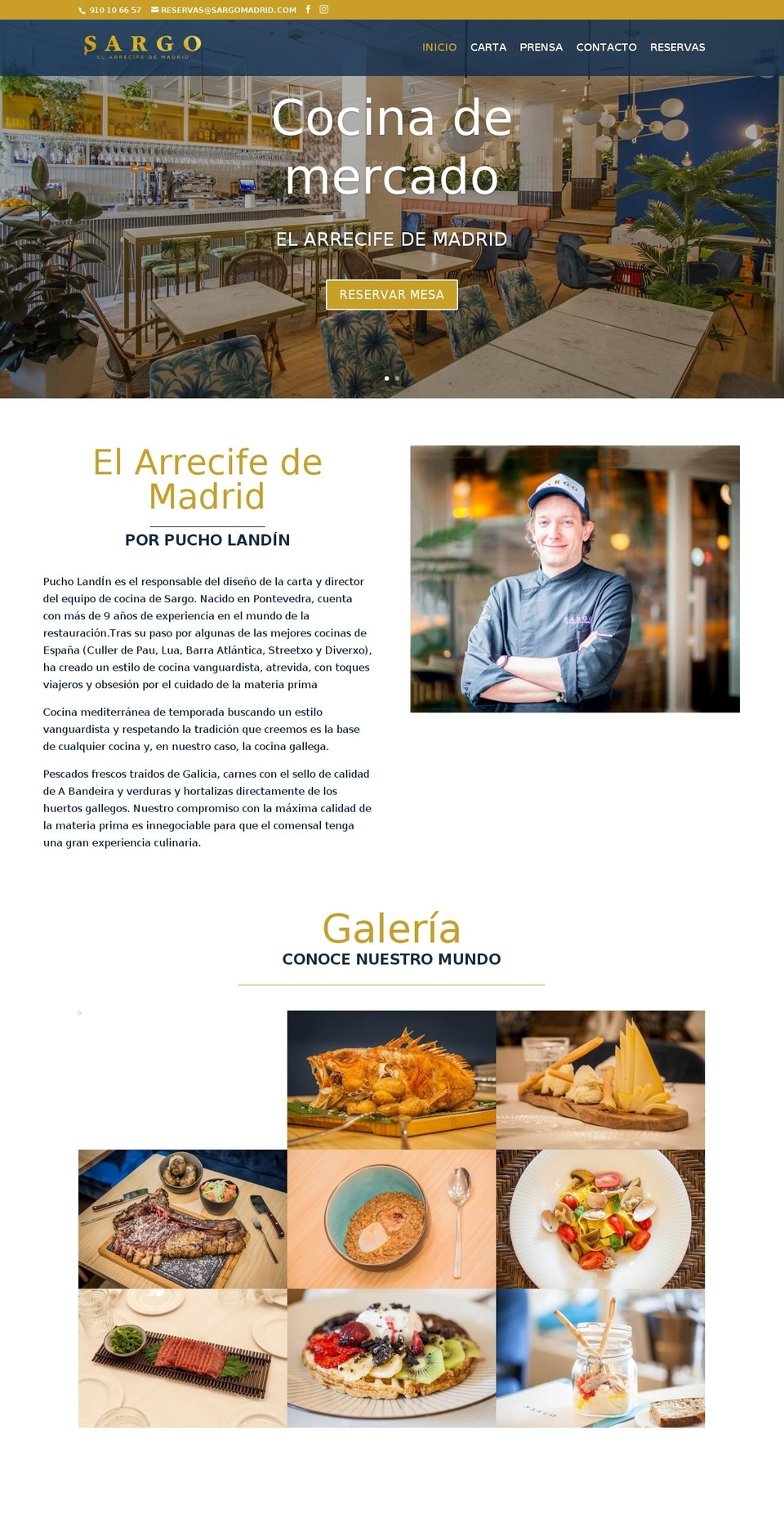 sargomadrid.com — Shopify storefront screenshot