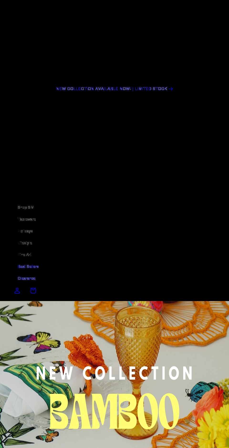 saritamishaan.com shopify website screenshot