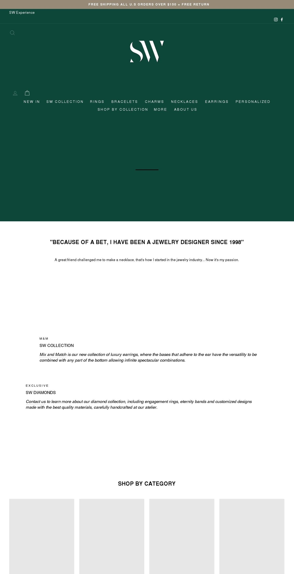 saritawaich.com — Shopify storefront screenshot