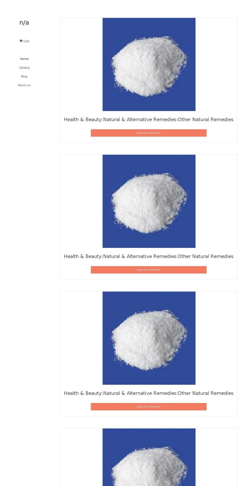 sarmspowders.com shopify website screenshot