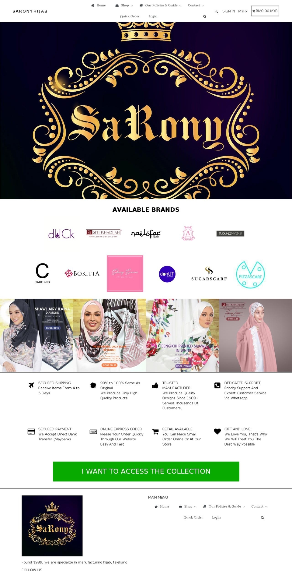 Copy of booster-v-20 Shopify theme site example saronyhijab.com