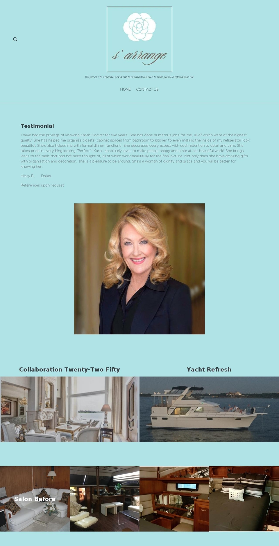 sarrangedesign.com shopify website screenshot