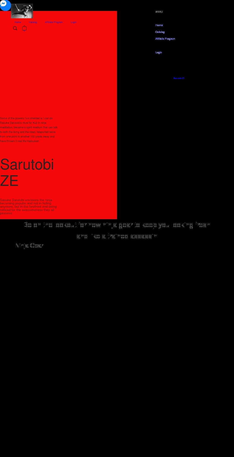 sarutobize.com shopify website screenshot