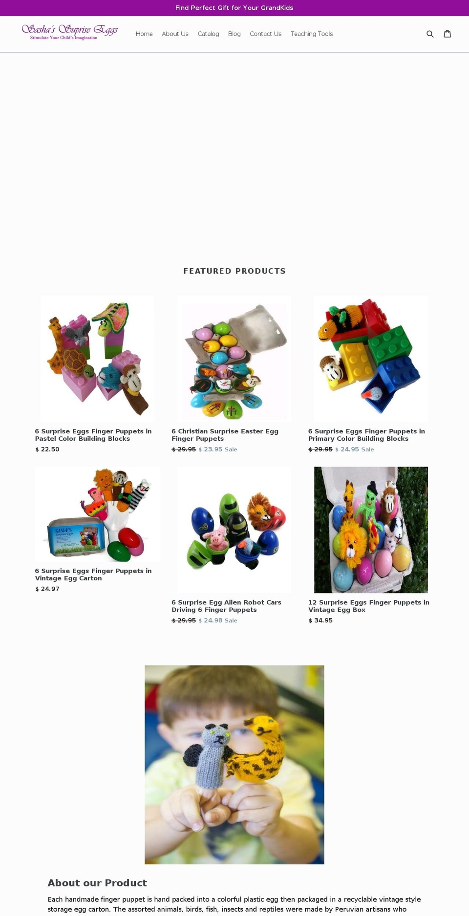 sashaseggs.com shopify website screenshot