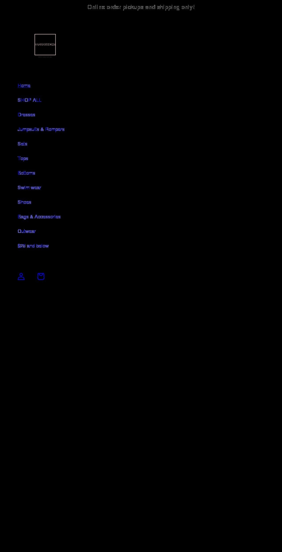 sashayed624.com shopify website screenshot