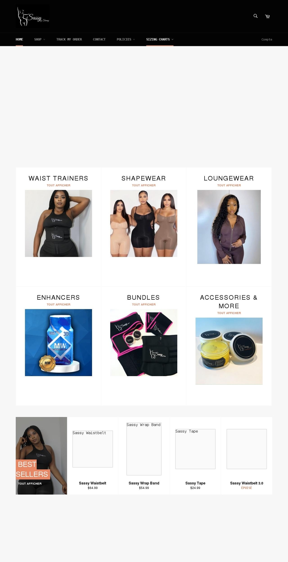 sassybytammy.com shopify website screenshot