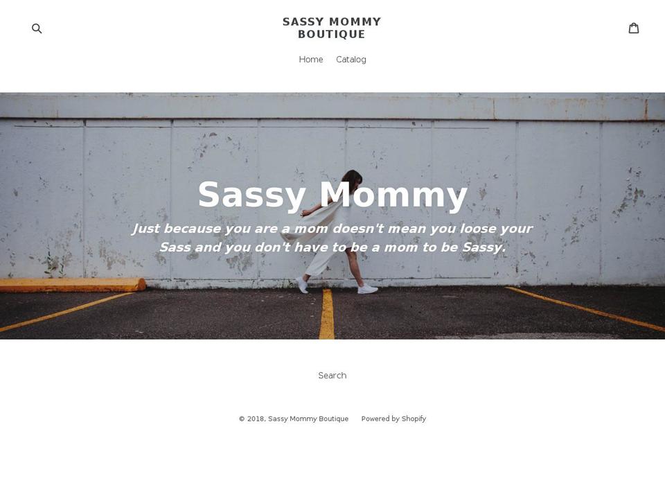 sassymommy.net shopify website screenshot