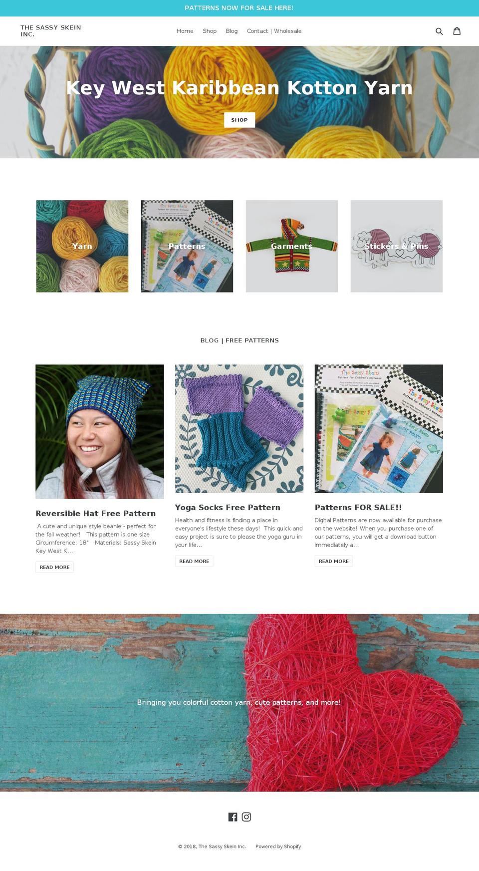 sassyskien.com — Shopify storefront screenshot
