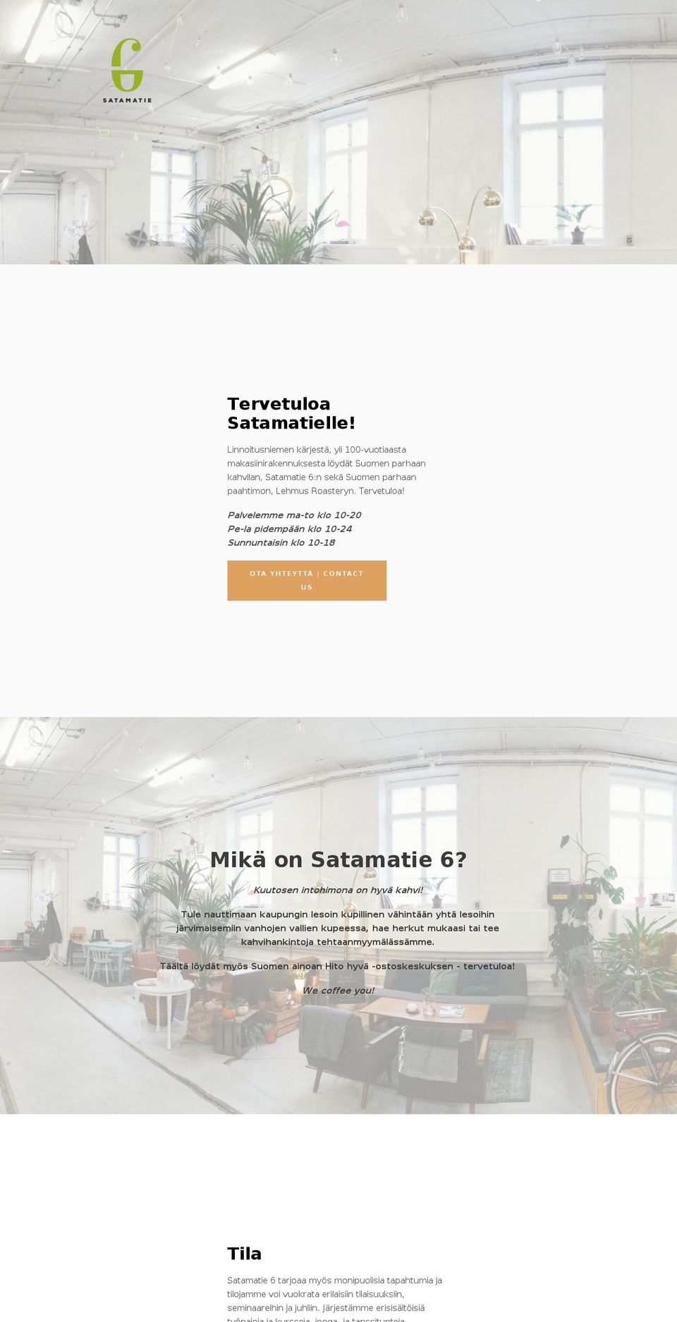 satamatie6.com — Shopify storefront screenshot